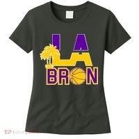 LA Bron Basketball Palm Tree Logo Women's T-Shirt thumb 0
