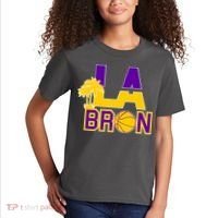 LA Bron Basketball Palm Tree Logo Kids T-Shirt thumb 2
