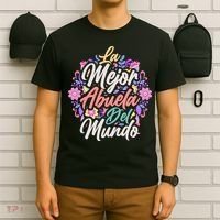 La Mejor Abuela del Mundo Hispanic Grandma & Mother's Day T-Shirt thumb 6