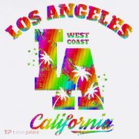 LA Retro Los Angeles Colors T-Shirt thumb 7