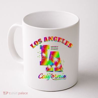 LA Retro Los Angeles Colors Coffee Mug