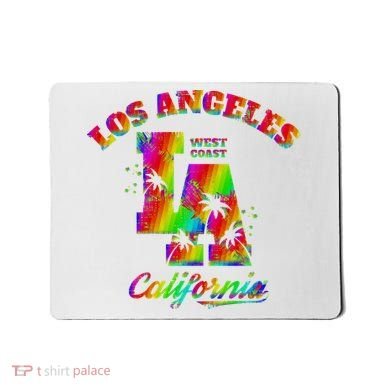 LA Retro Los Angeles Colors Mousepad