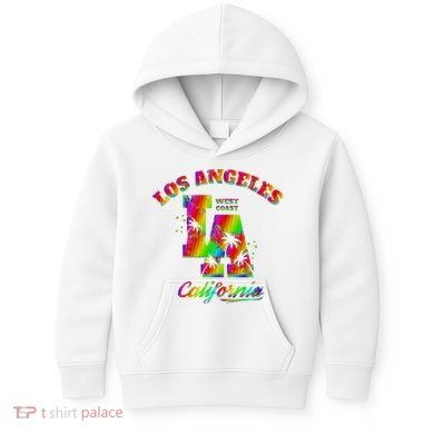 LA Retro Los Angeles Colors Kids Hoodie
