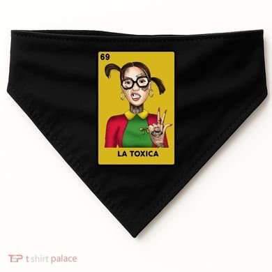 La Toxica 69 Lottery Card USA-Made Doggie Bandana
