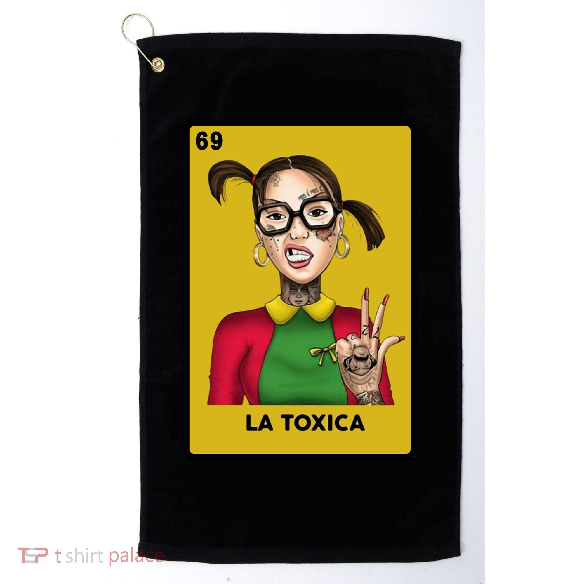 La Toxica 69 Lottery Card Golf Towel