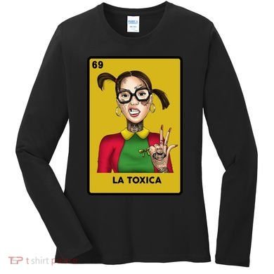 La Toxica 69 Lottery Card Women's Long Sleeve Shirt