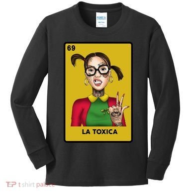 La Toxica 69 Lottery Card Kids Long Sleeve Shirt