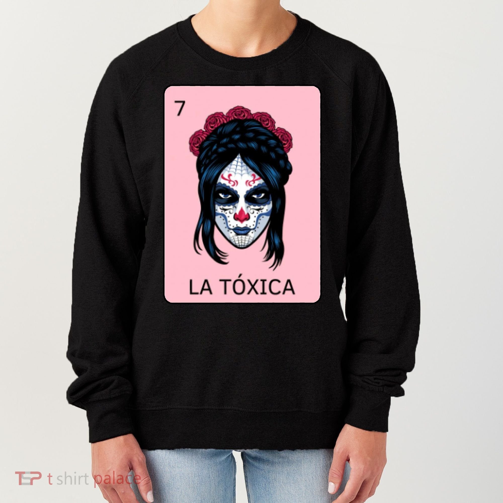 La Toxica Sugar Skull  Women's Sweatshirt