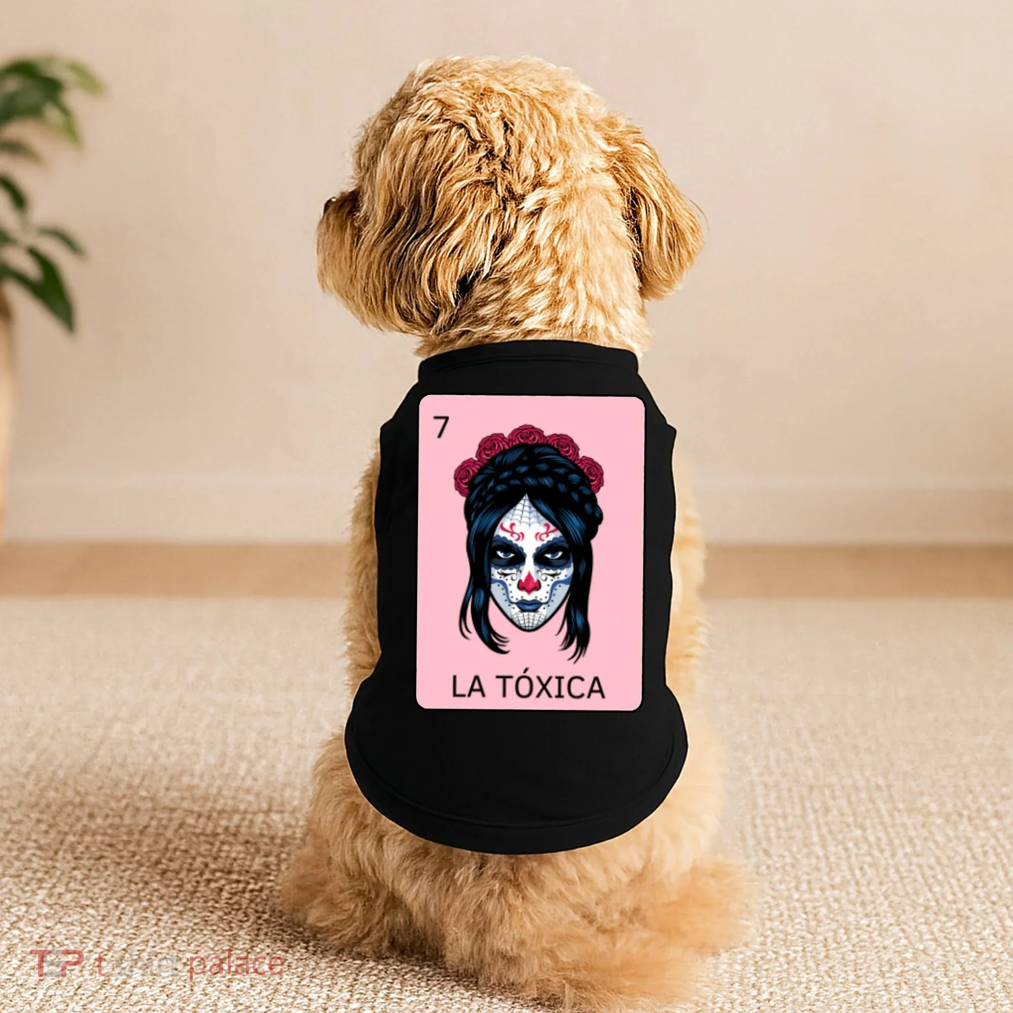 La Toxica Sugar Skull  Doggie Tank