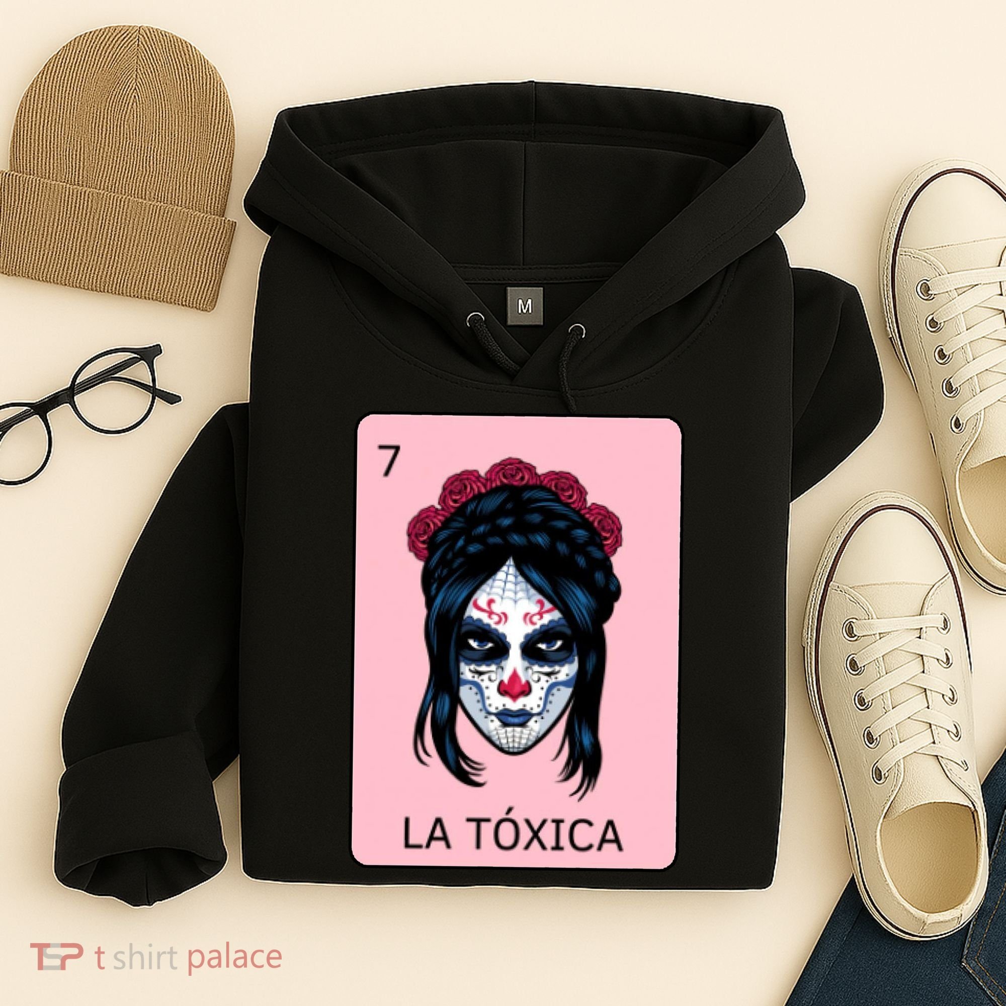 La Toxica Sugar Skull  Hoodie