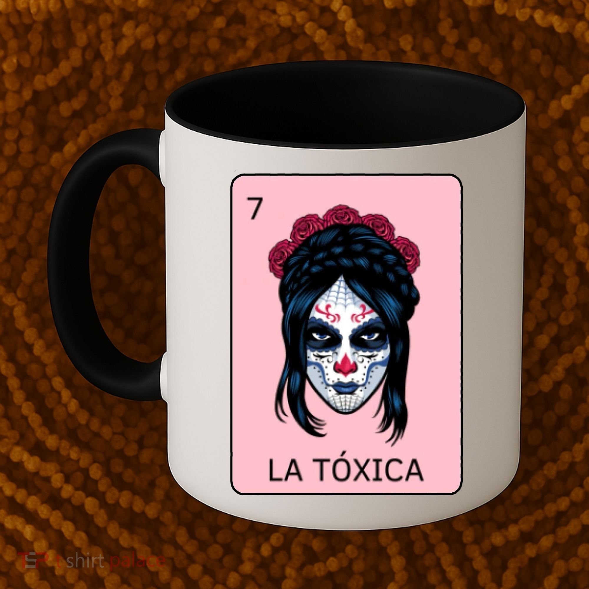 La Toxica Sugar Skull  Coffee Mug