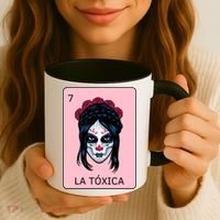 La Toxica Sugar Skull  Coffee Mug thumb 3