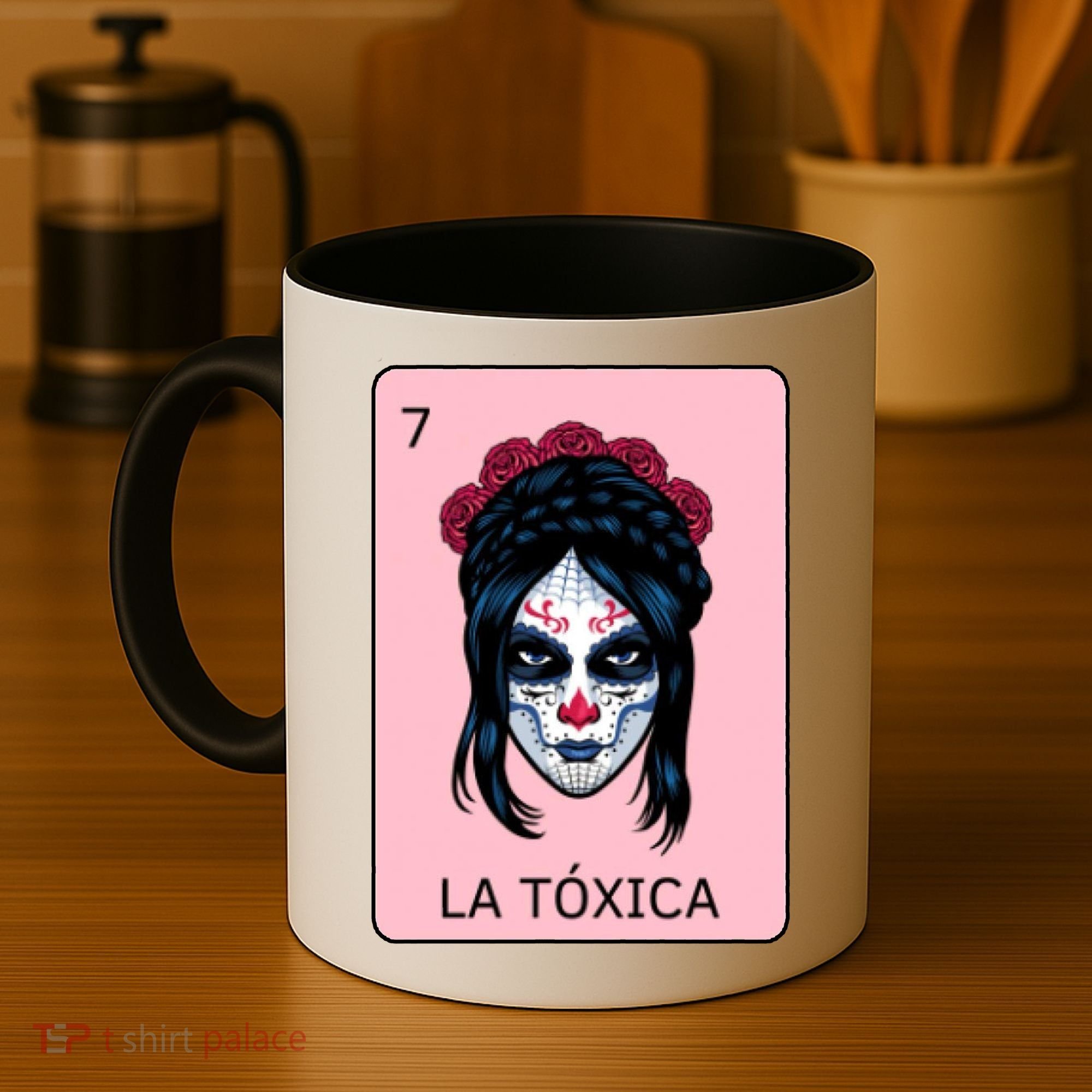 La Toxica Sugar Skull  Coffee Mug