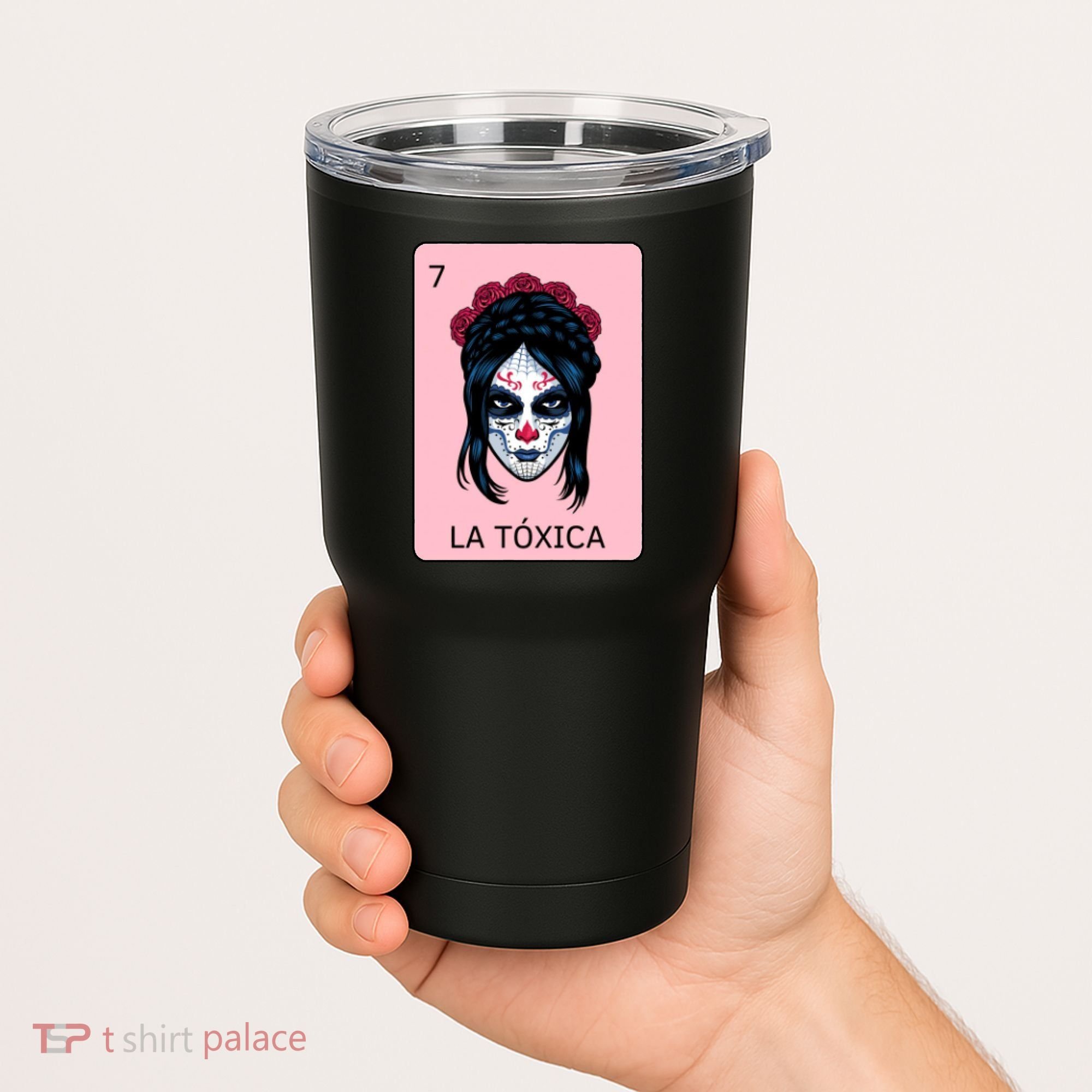 La Toxica Sugar Skull  Tumbler