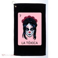 La Toxica Sugar Skull  Golf Towel thumb 0