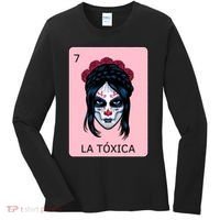 La Toxica Sugar Skull  Women's Long Sleeve Shirt thumb 0
