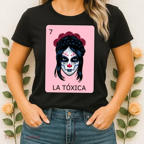 La Toxica Sugar Skull  Women's T-Shirt