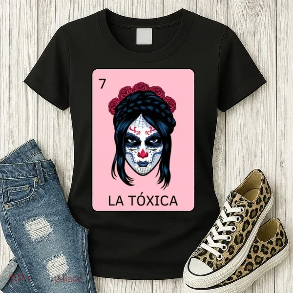La Toxica Sugar Skull  Women's T-Shirt