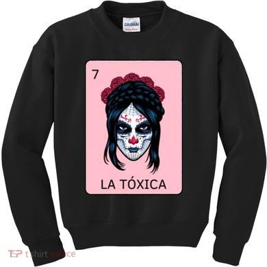 La Toxica Sugar Skull  Kids Sweatshirt