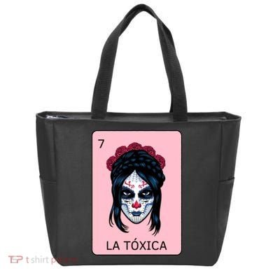 La Toxica Sugar Skull  Tote Bag