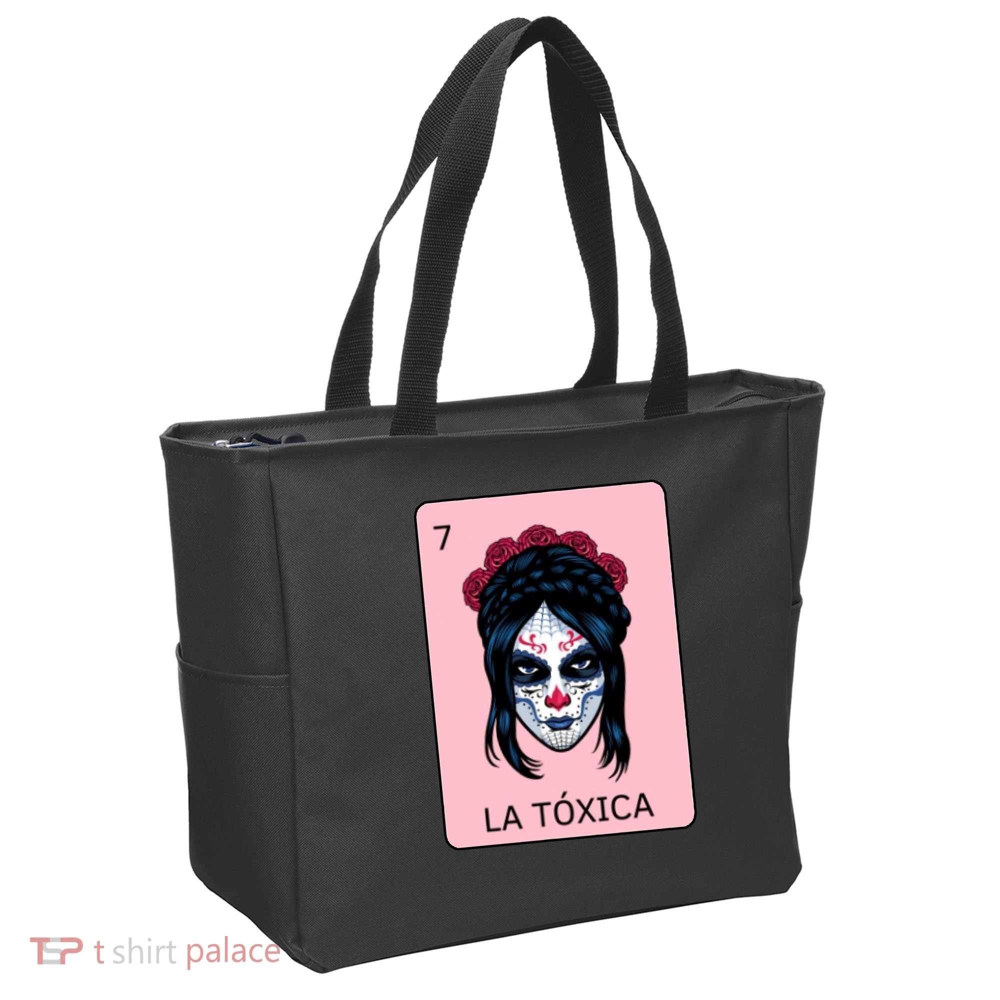 La Toxica Sugar Skull  Tote Bag