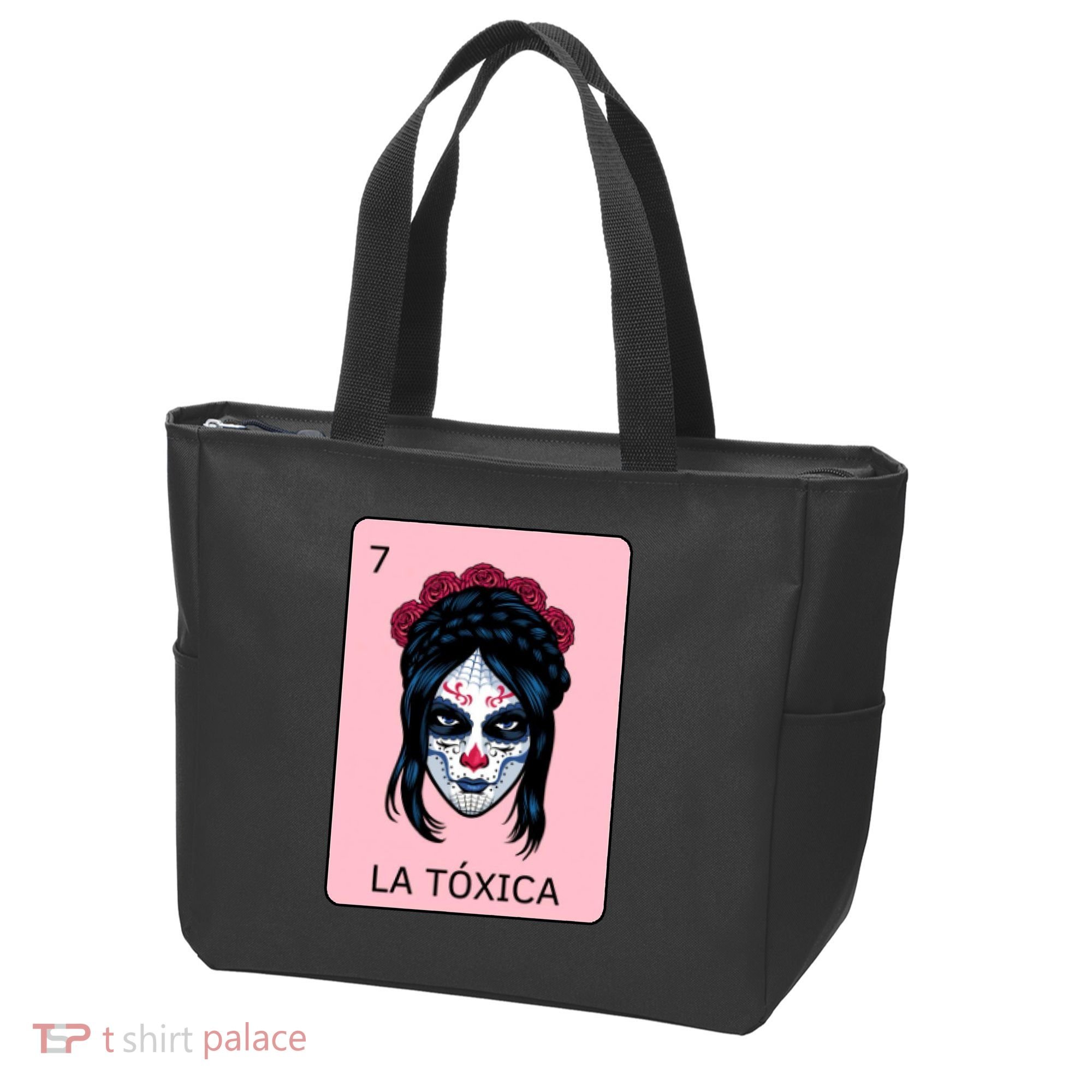 La Toxica Sugar Skull  Tote Bag