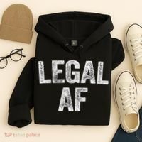 Legal Af 21st Birthday Hoodie thumb 4