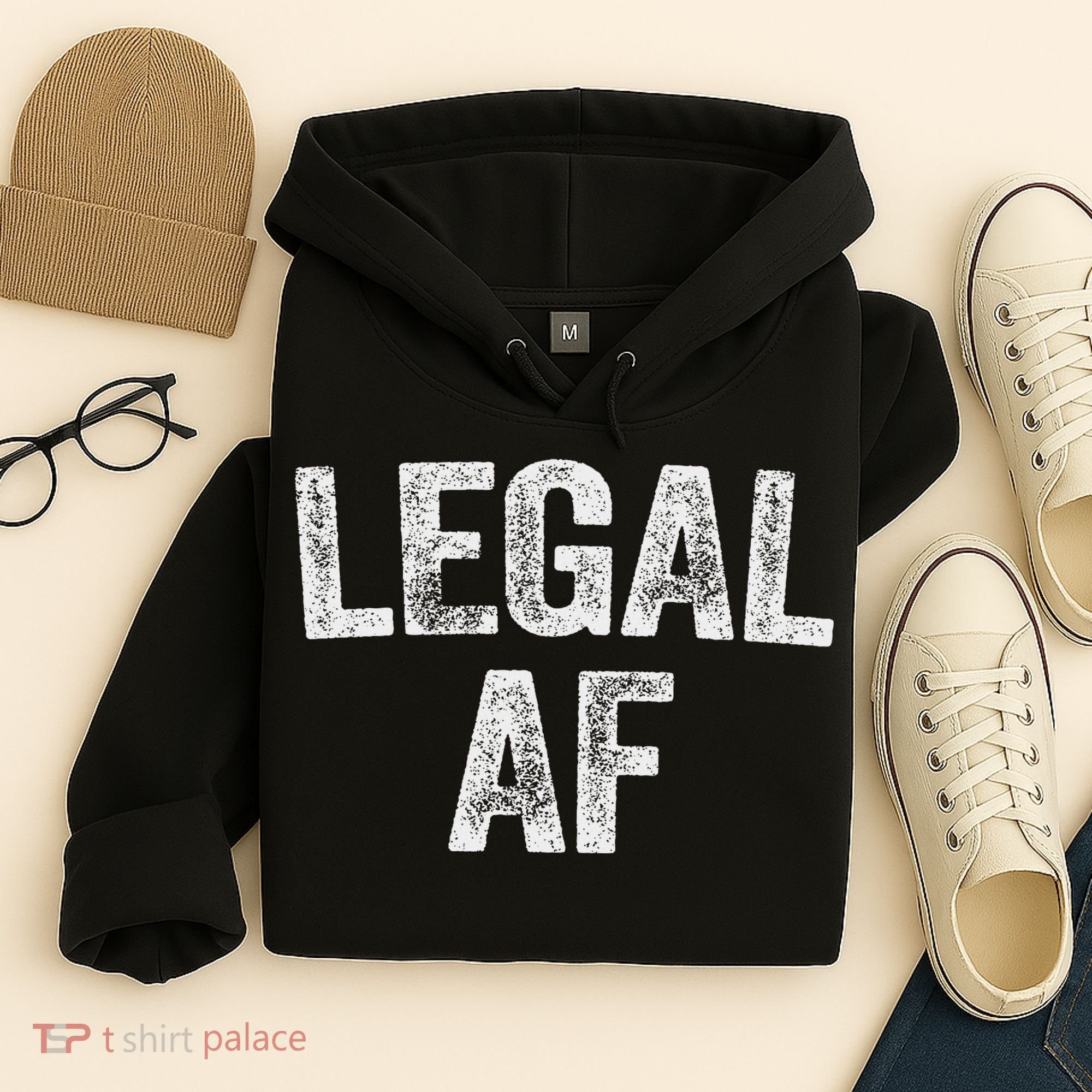 Legal Af 21st Birthday Hoodie