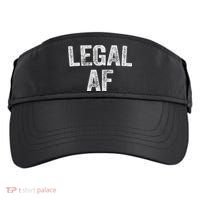 Legal Af 21st Birthday Adult Drive Performance Visor thumb 0