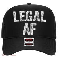 Legal Af 21st Birthday Hat thumb 0