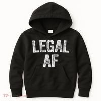 Legal Af 21st Birthday Kids Hoodie thumb 0