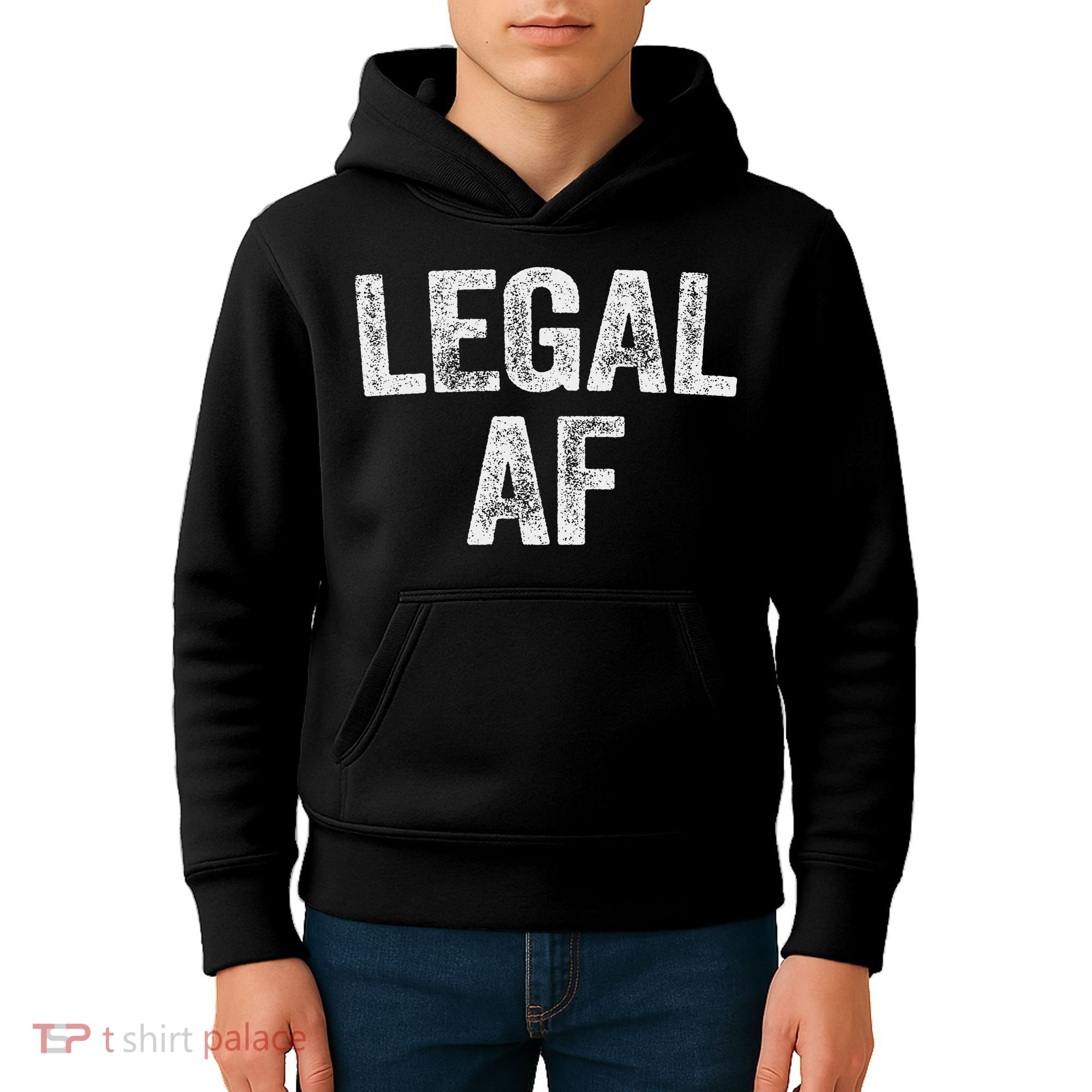 Legal Af 21st Birthday Kids Hoodie