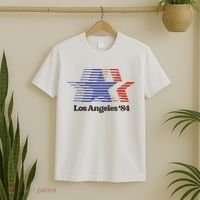 Los Angeles 84 Nostalgic La Retro Vintage T-Shirt thumb 2
