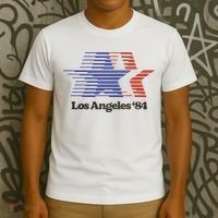 Los Angeles 84 Nostalgic La Retro Vintage T-Shirt thumb 3
