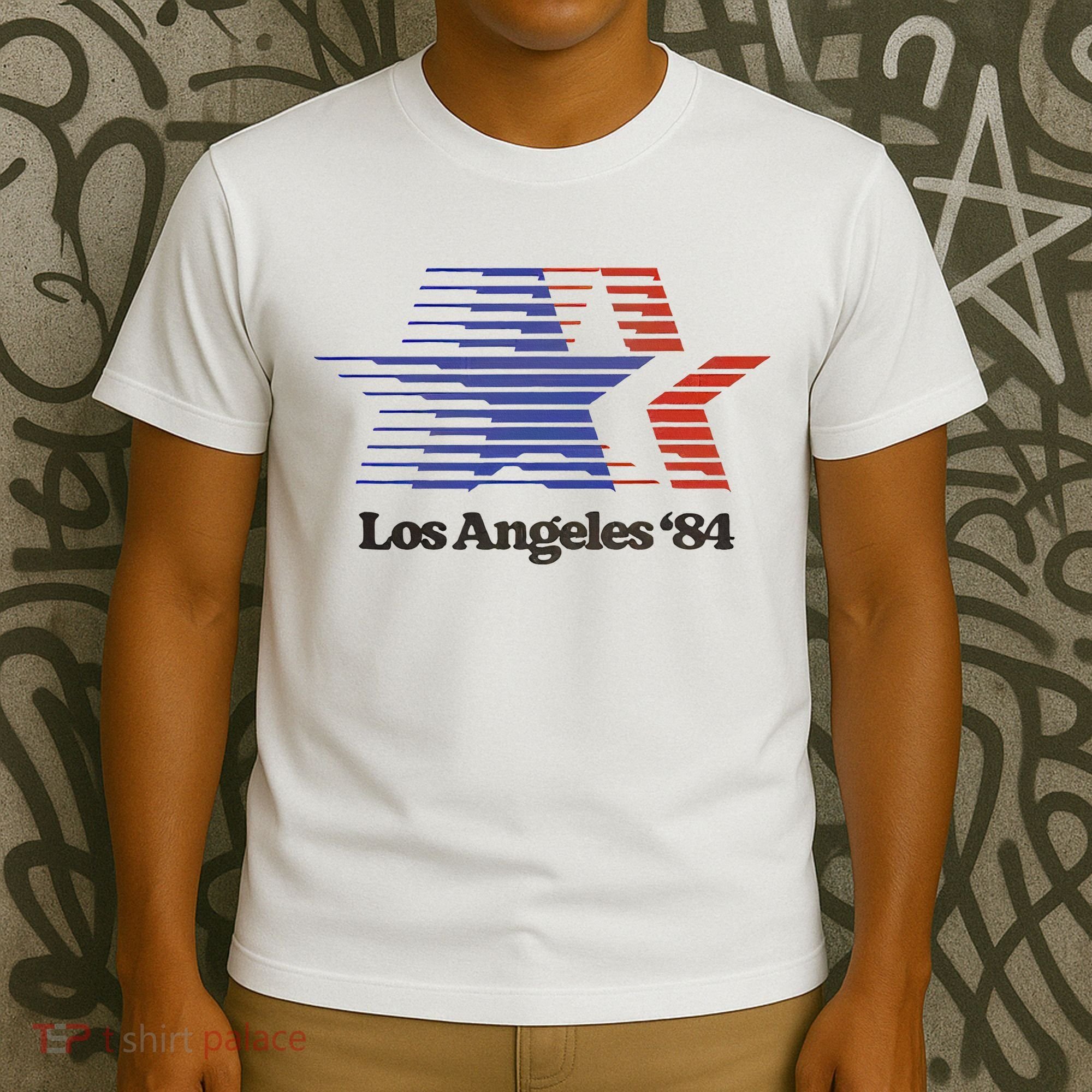 Los Angeles 84 Nostalgic La Retro Vintage T-Shirt
