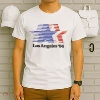 Los Angeles 84 Nostalgic La Retro Vintage T-Shirt thumb 6