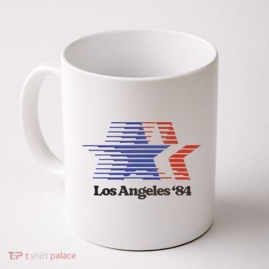Los Angeles 84 Nostalgic La Retro Vintage Coffee Mug