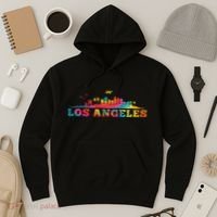 Los Angeles Apparel La Los Angeles Tie Dye Hoodie thumb 3