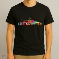 Los Angeles Apparel La Los Angeles Tie Dye T-Shirt thumb 3