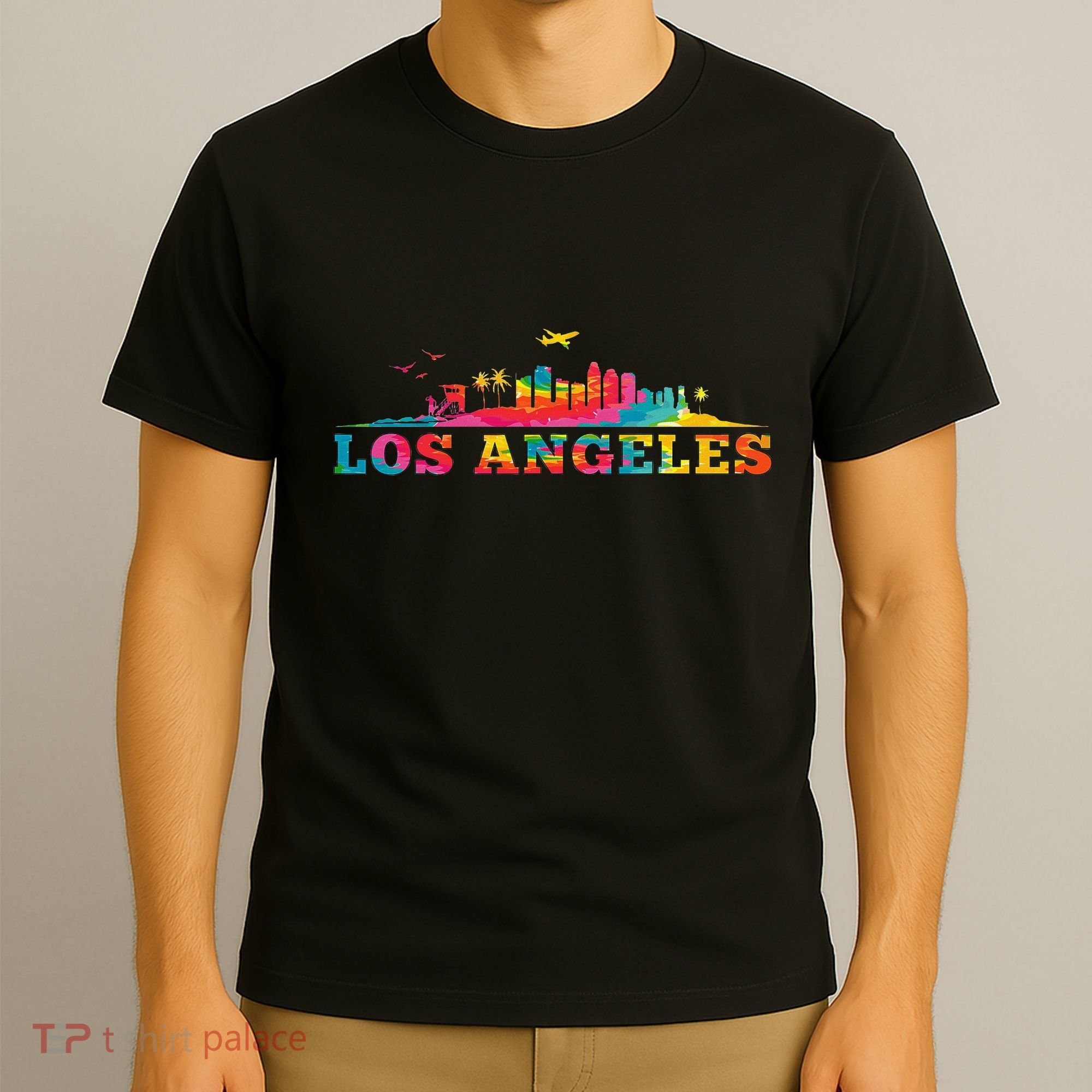 Los Angeles Apparel La Los Angeles Tie Dye T-Shirt