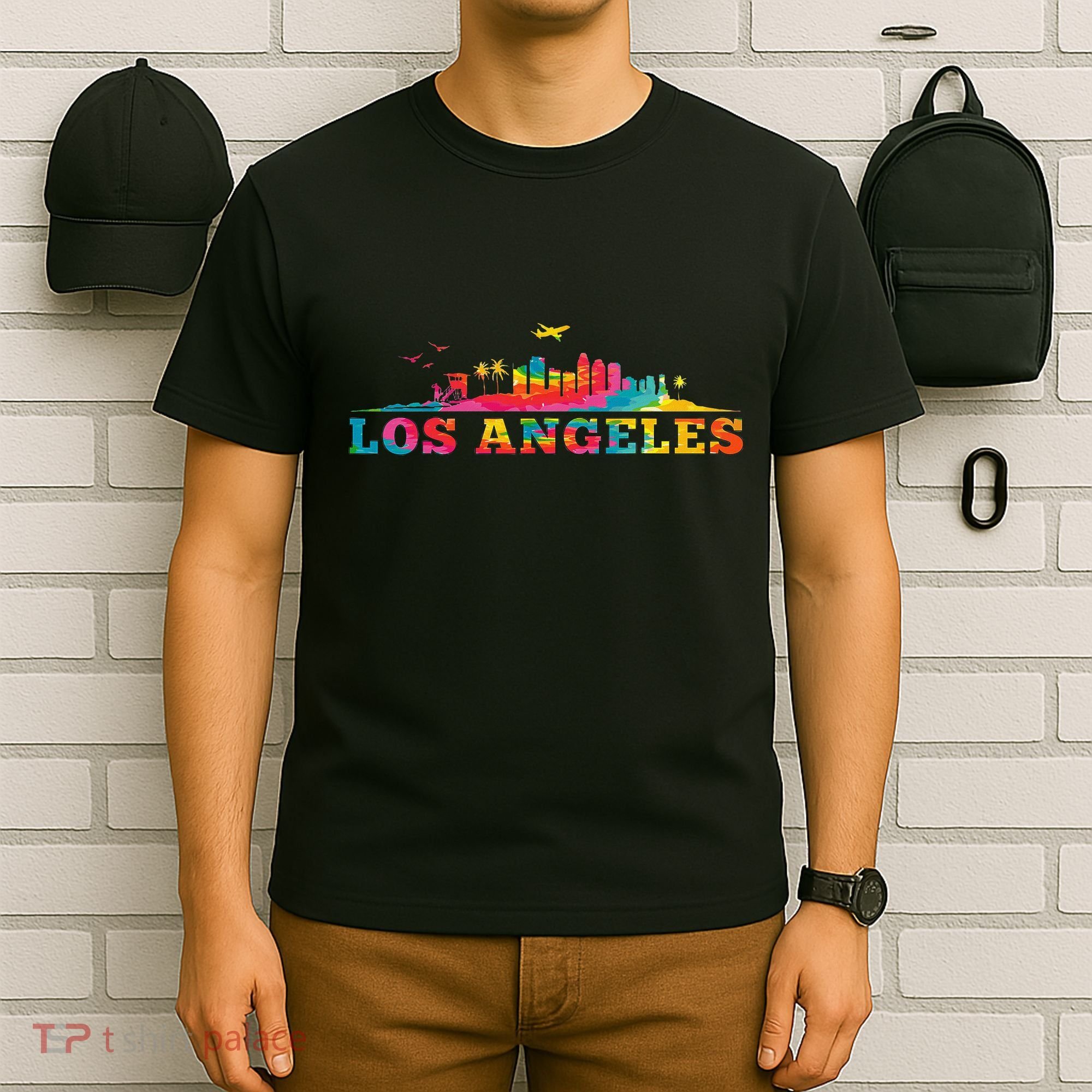 Los Angeles Apparel La Los Angeles Tie Dye T-Shirt