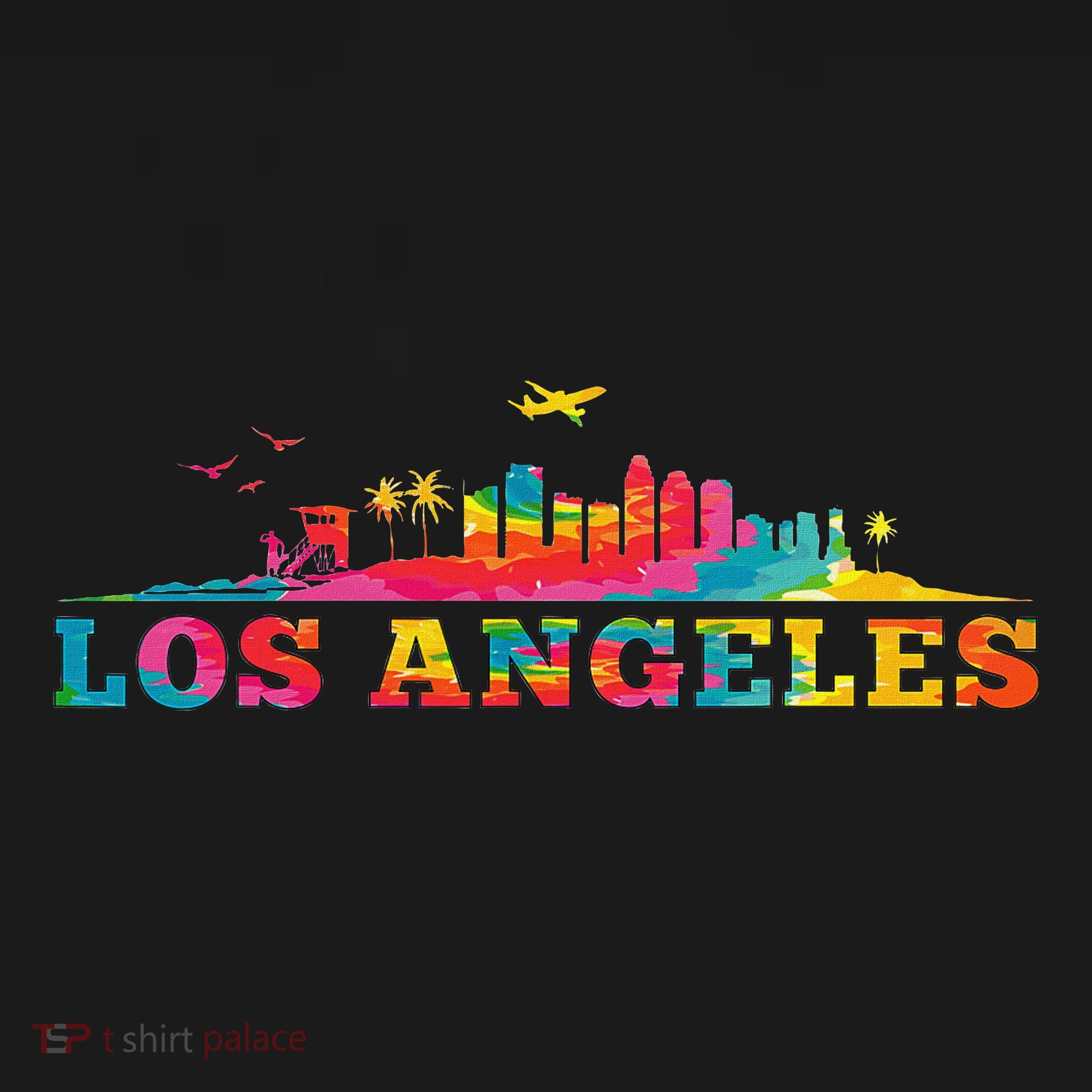 Los Angeles Apparel La Los Angeles Tie Dye Coaster