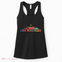 Los Angeles Apparel La Los Angeles Tie Dye Women's Tank Top thumb 0