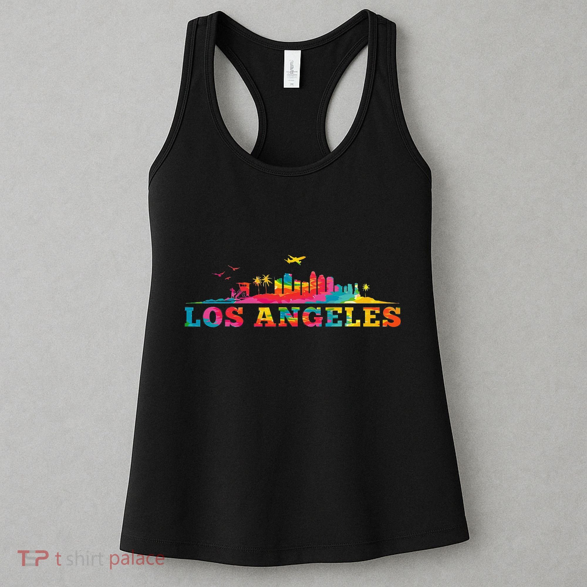 Los Angeles Apparel La Los Angeles Tie Dye Women's Tank Top
