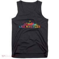 Los Angeles Apparel La Los Angeles Tie Dye Tank Top thumb 0
