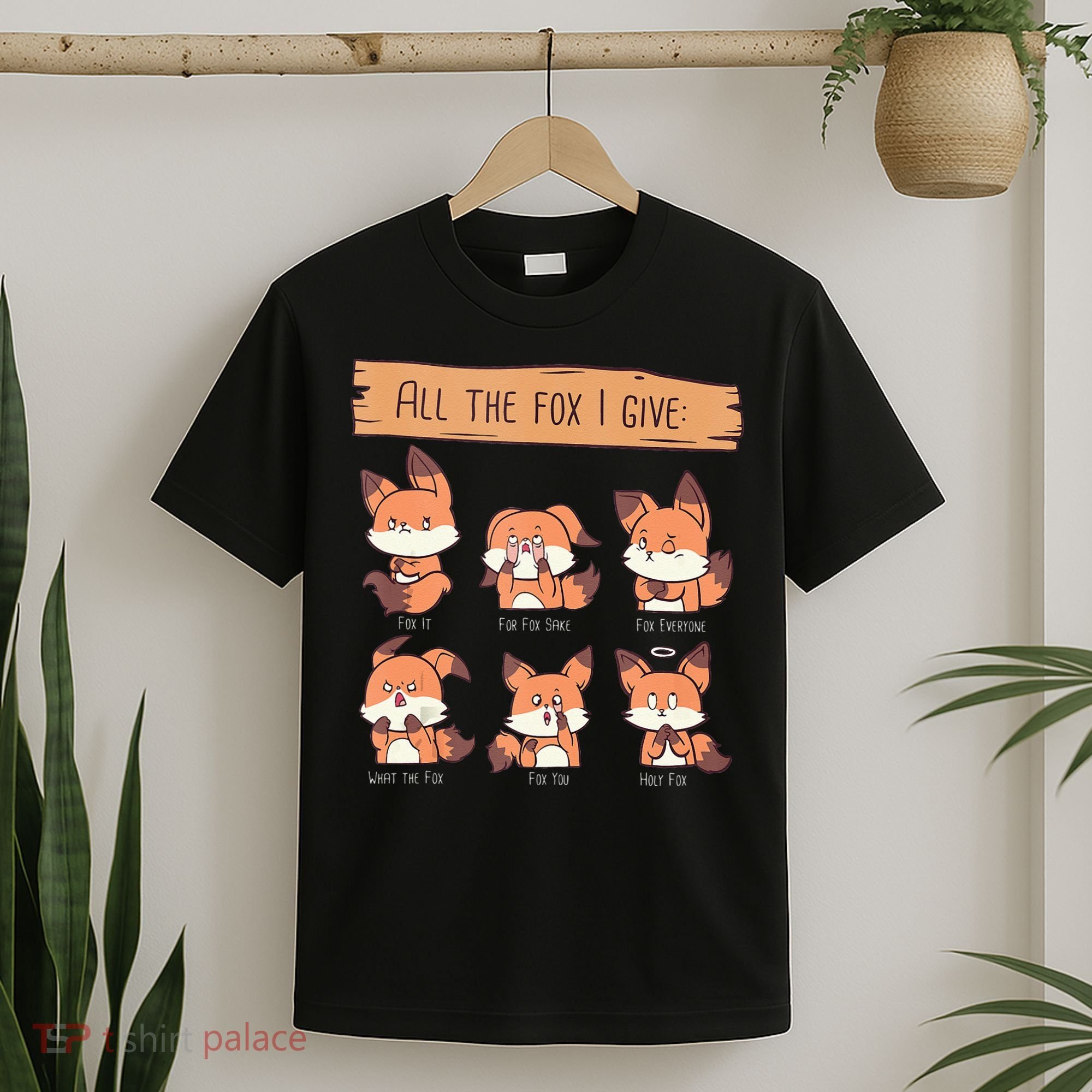 Look At All The Fox I GIve Funny Red Foxes No Fox Given T-Shirt