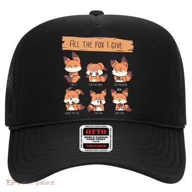 Look At All The Fox I GIve Funny Red Foxes No Fox Given Hat