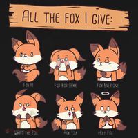 Look At All The Fox I GIve Funny Red Foxes No Fox Given Toddler T-Shirt thumb 4