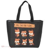 Look At All The Fox I GIve Funny Red Foxes No Fox Given Tote Bag thumb 0
