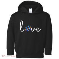 Love Autism Awareness Puzzle Piece Toddler Hoodie thumb 0